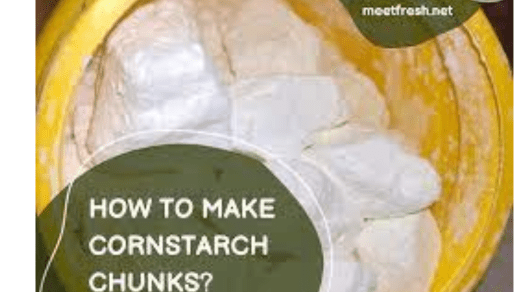 How to make corn starch bricks
