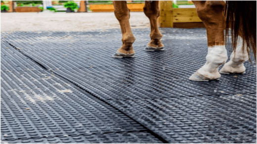 Non-slip horse float mats